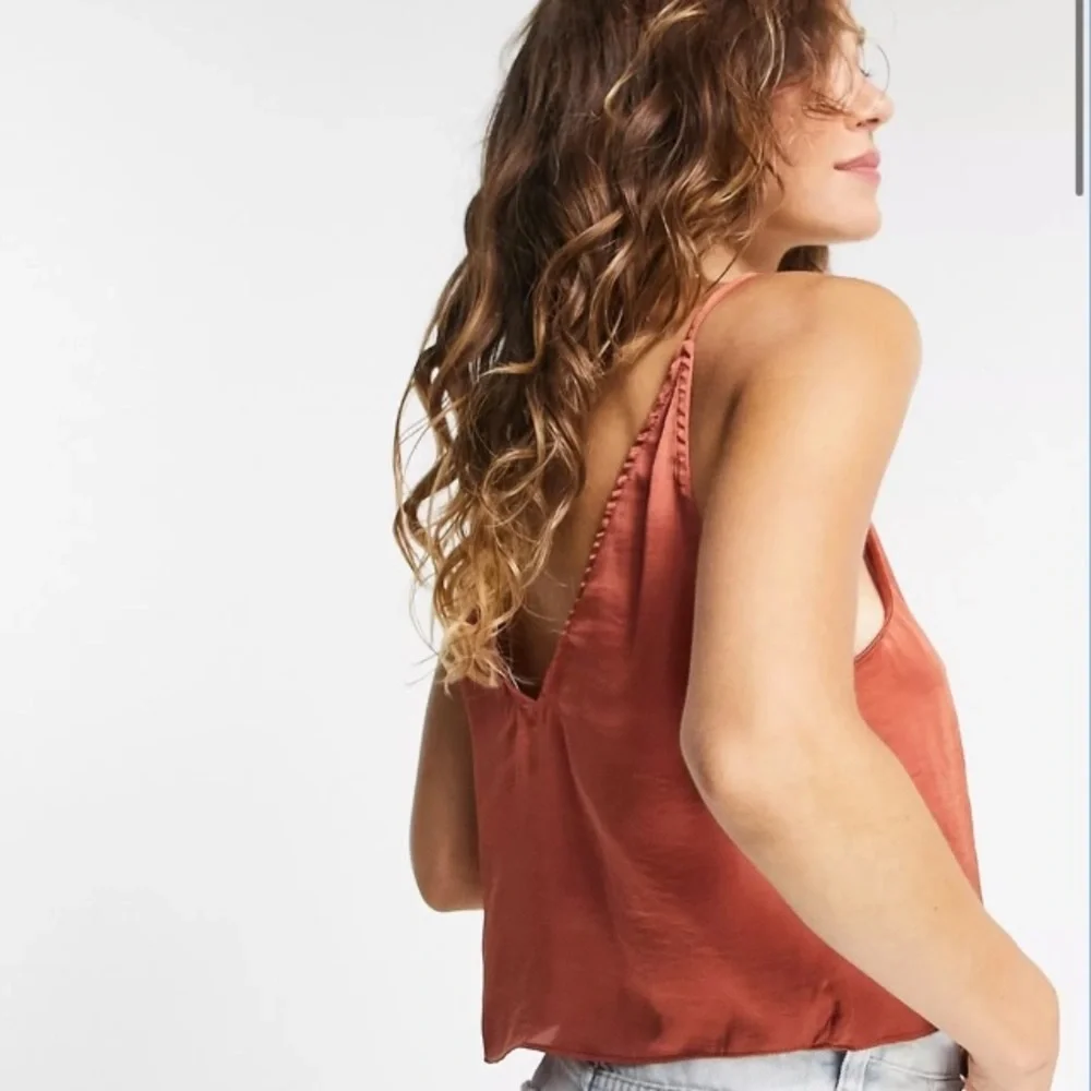 Free People Rust Crop Top - Picture 2 of 11